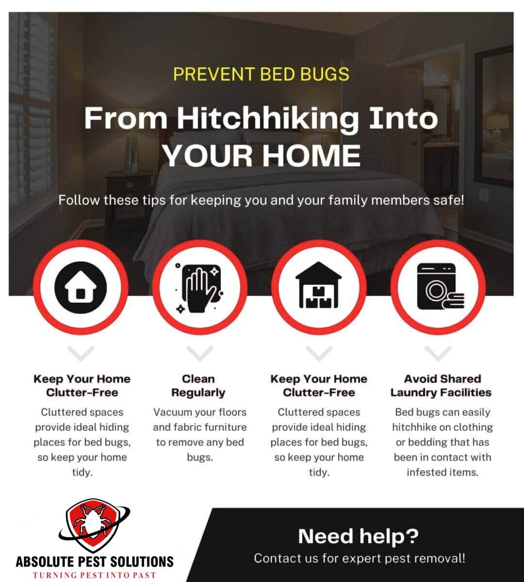 Prevent Bed Bugs - Absolute Pest Solutions